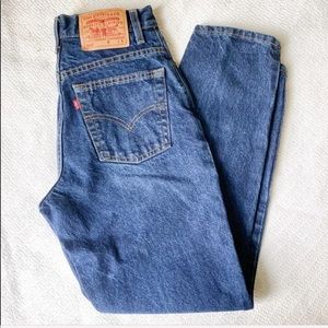 Vintage 550 Levi Jeans Tapered Leg Size 6